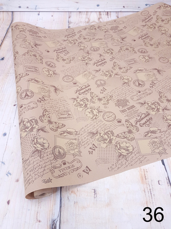 Бумага крафт ПРЕМИУМ   Интернет-магазин Feron Flower 