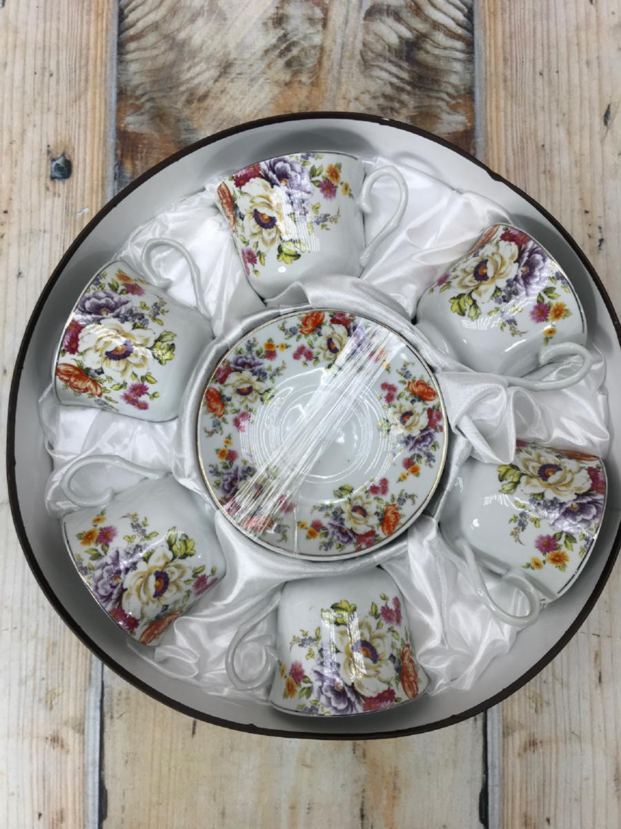 Чашка кер. JUNYE/6+6/F1822/SS.3  Интернет-магазин Feron Flower 