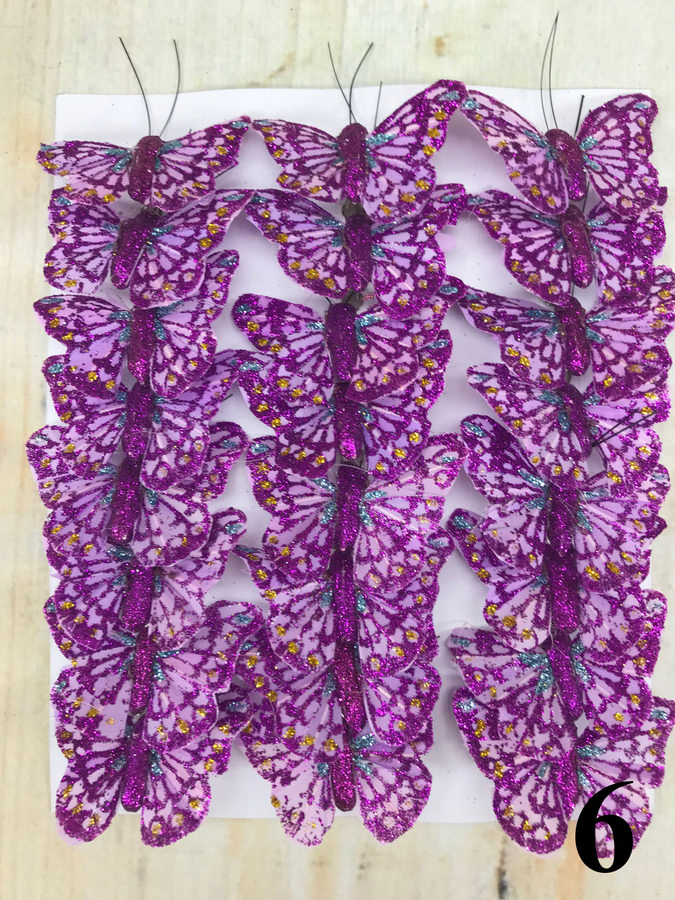 Бабочка FER 5cm 24 pc.  Интернет-магазин Feron Flower 