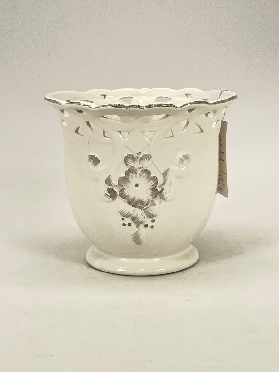 Кашпо кер LJ14A5216WB  Интернет-магазин Feron Flower 