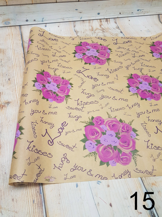 Бумага крафт ПРЕМИУМ   Интернет-магазин Feron Flower 