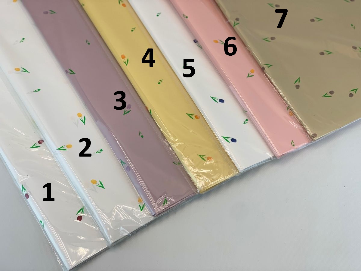 Пленка мат. Летний Луг 20лист. 58Х58  Интернет-магазин Feron Flower 