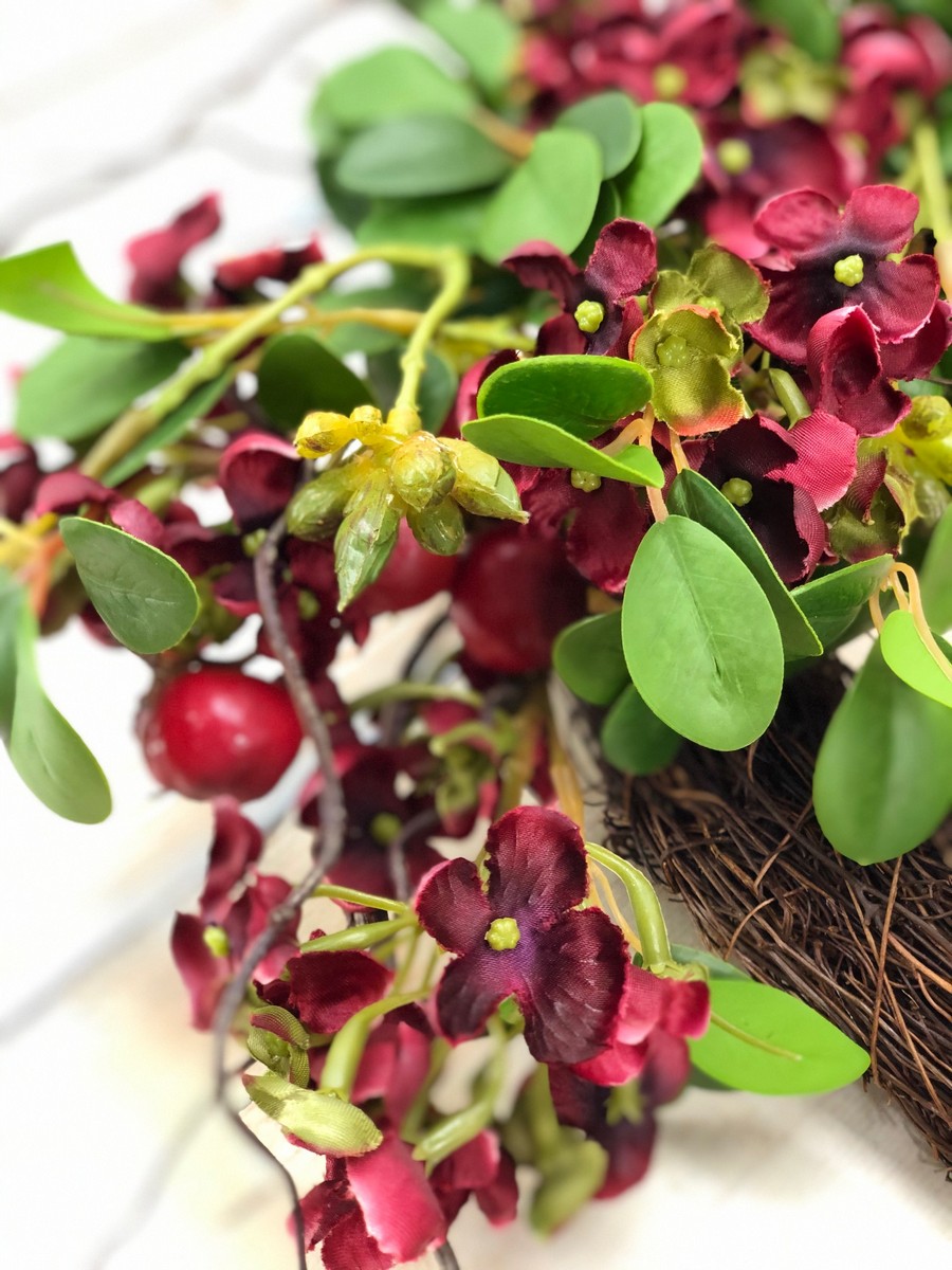 Венок яблоко KLM1077  Интернет-магазин Feron Flower 