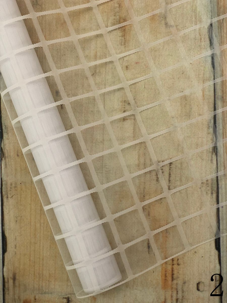 Сетка органза SQUARE 50cmX5y LAT  Интернет-магазин Feron Flower 