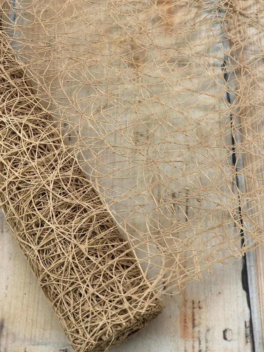 Сетка иск. сизаль 54cm/5y натуральный  Интернет-магазин Feron Flower 