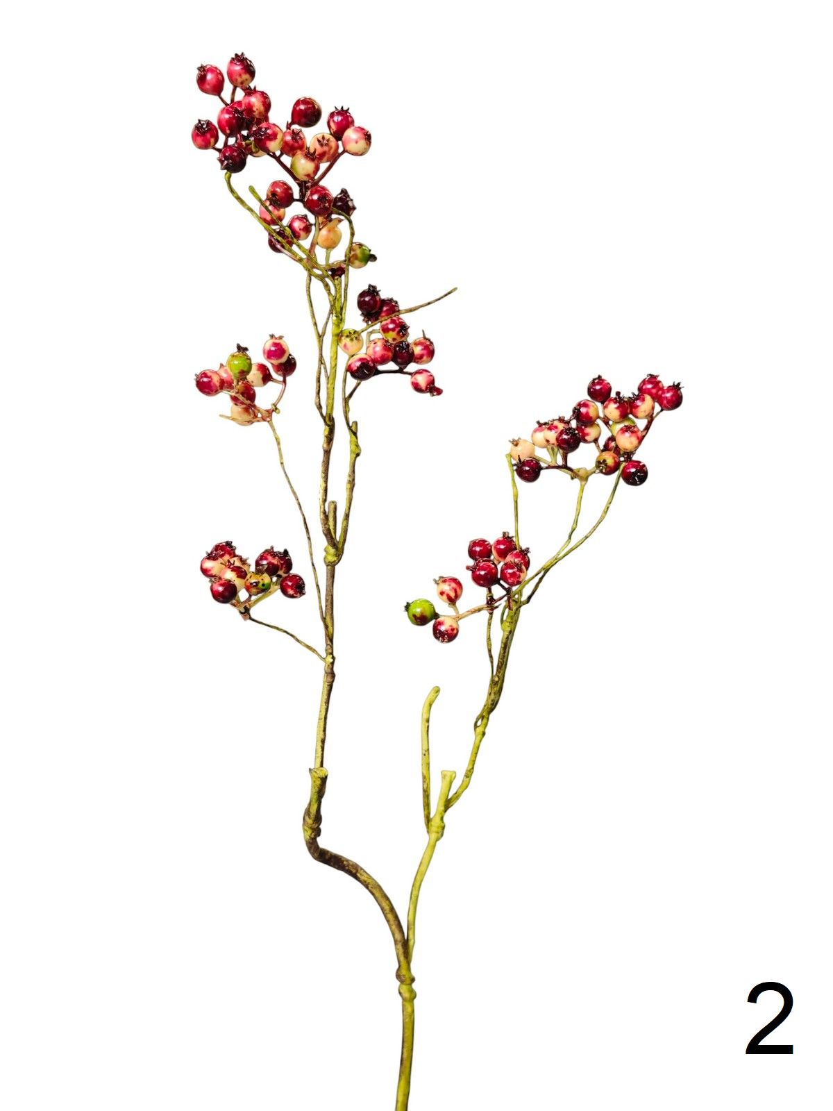 Ветка с ягодой 9144-1342  Интернет-магазин Feron Flower 