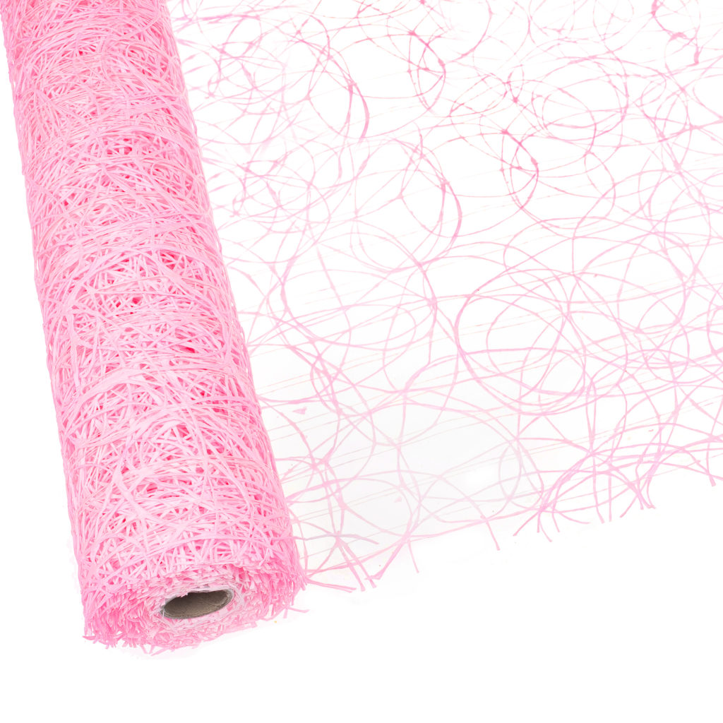 Сетка иск. сизаль 54cm/5y розовый  Интернет-магазин Feron Flower 