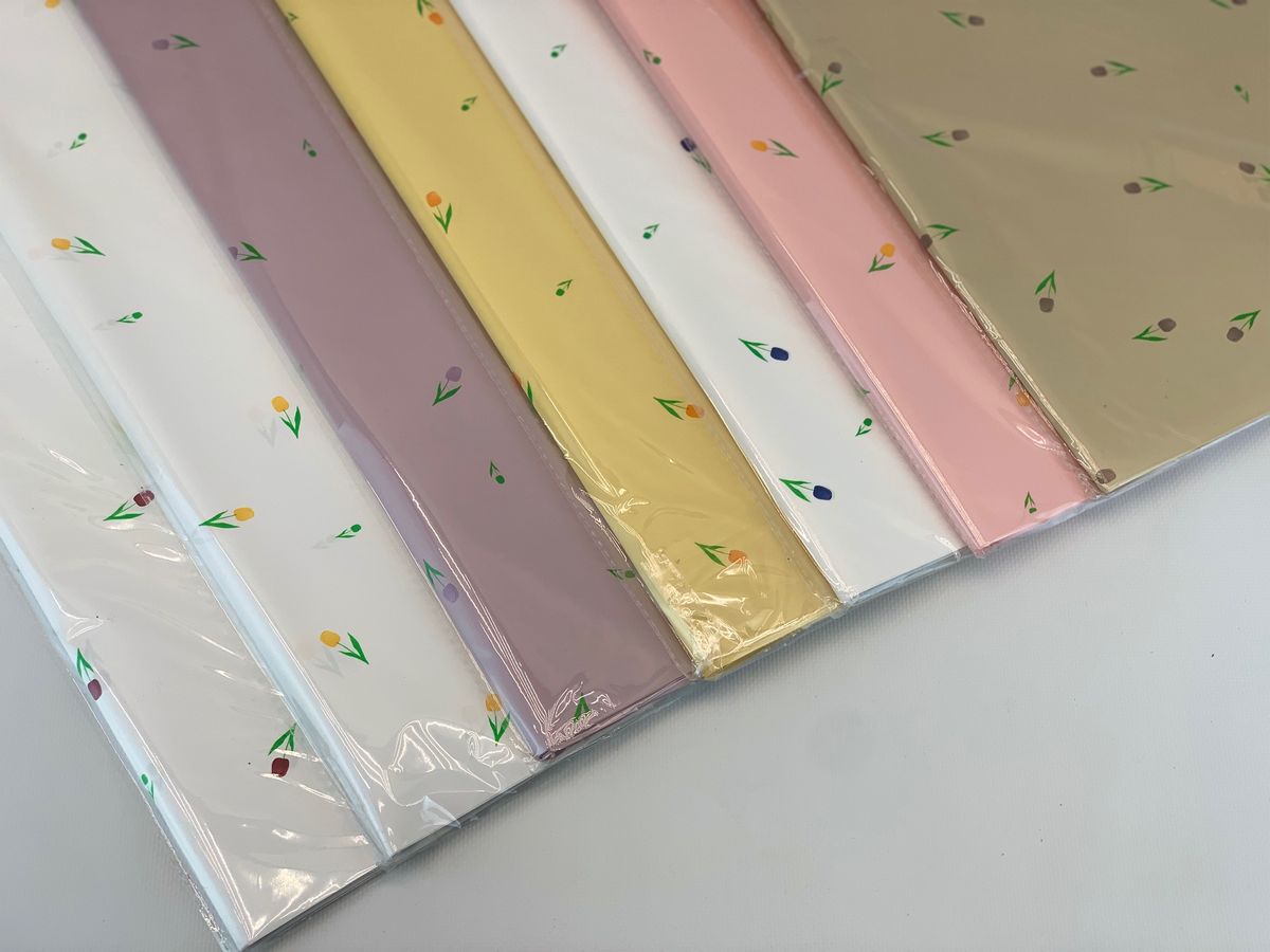 Пленка мат. Летний Луг 20лист. 58Х58  Интернет-магазин Feron Flower 