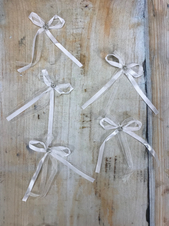 Бантик с бусинкой 100шт. BOWS   Интернет-магазин Feron Flower 