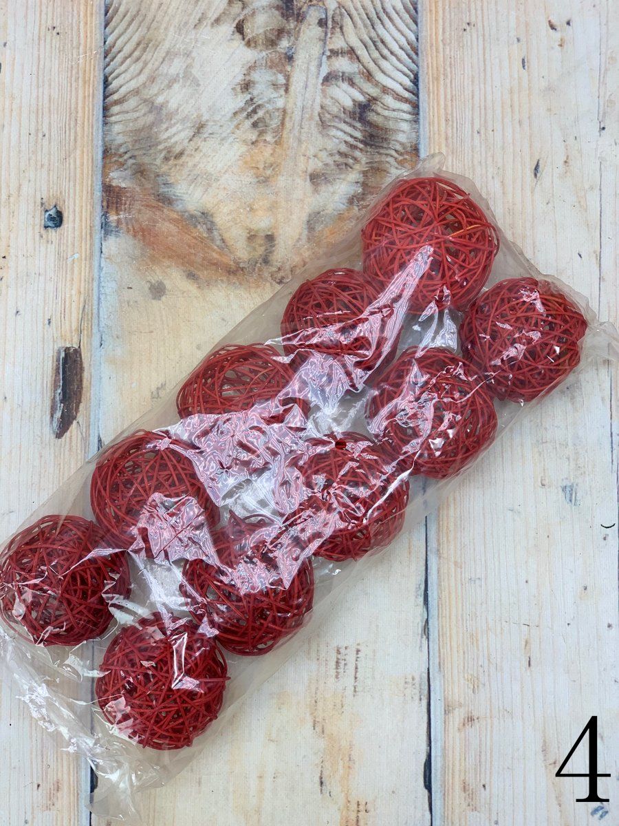 Шар плетен XF11-1620 MIX 10шт  Интернет-магазин Feron Flower 