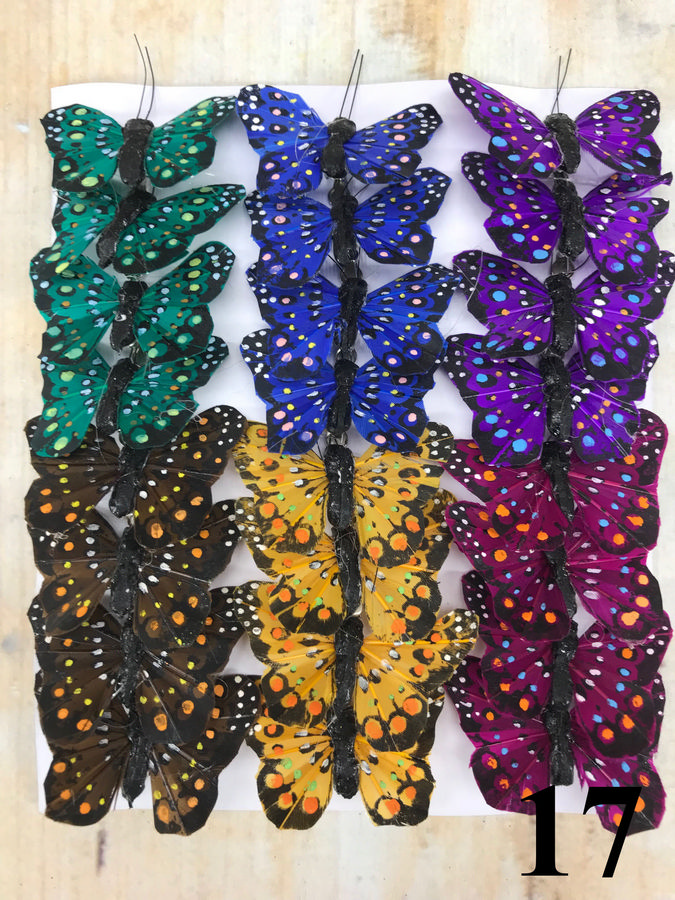 Бабочка FER 5cm 24 pc.  Интернет-магазин Feron Flower 