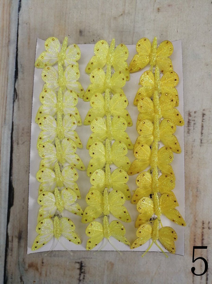 Бабочка 5cm S/24 POL  Интернет-магазин Feron Flower 