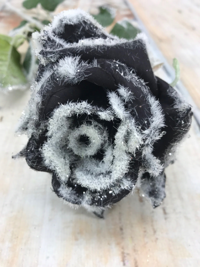 Роза снежная 13629  Интернет-магазин Feron Flower 