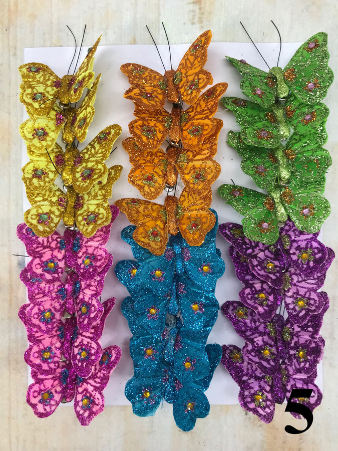 Бабочка FER 5cm 24 pc.  Интернет-магазин Feron Flower 