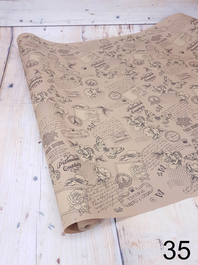 Бумага крафт ПРЕМИУМ   Интернет-магазин Feron Flower 