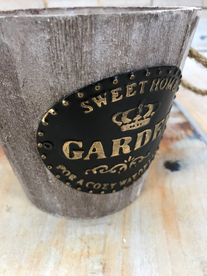 Кашпо дер. HK0035  Интернет-магазин Feron Flower 