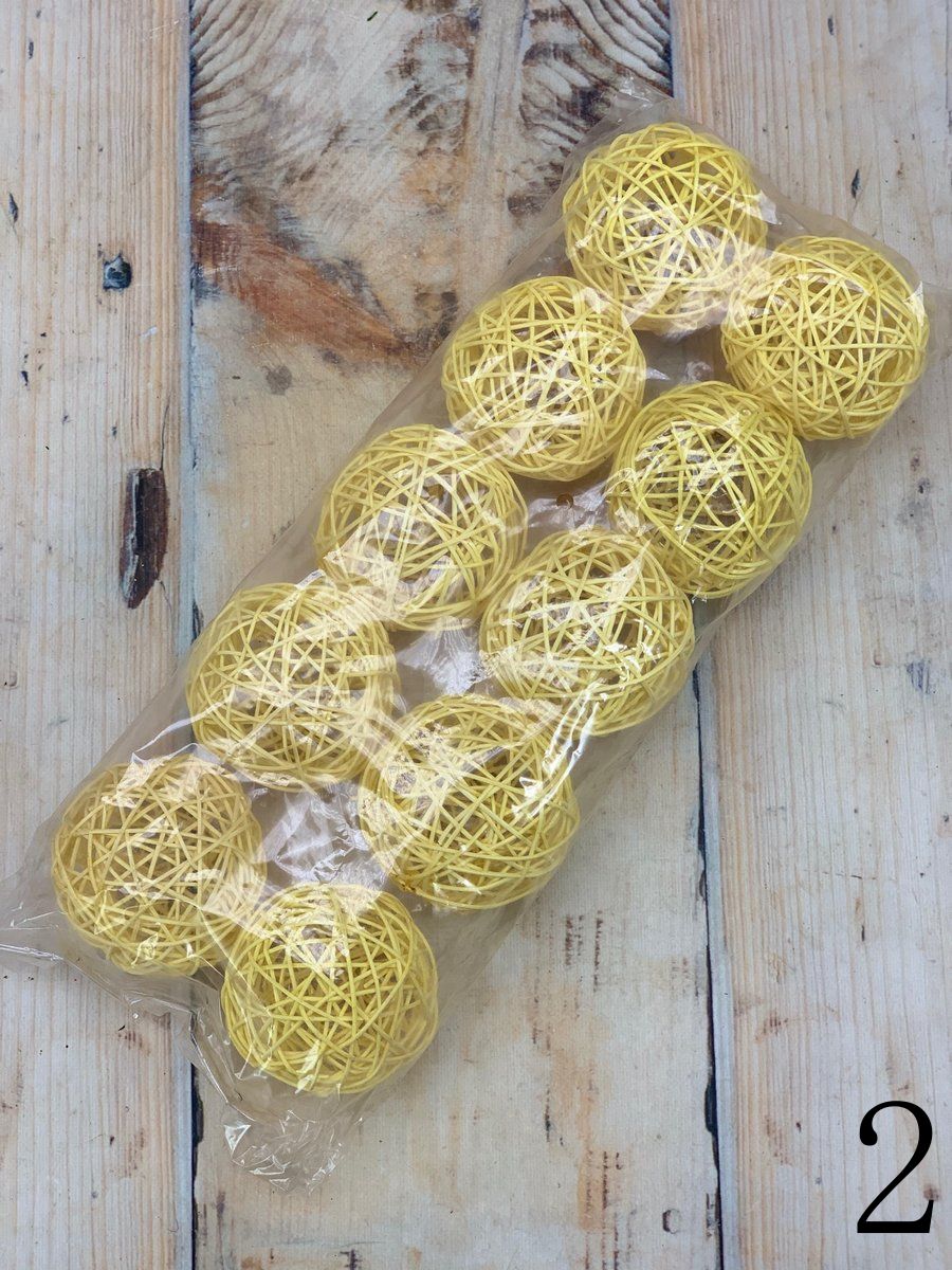 Шар плетен XF11-1620 MIX 10шт  Интернет-магазин Feron Flower 