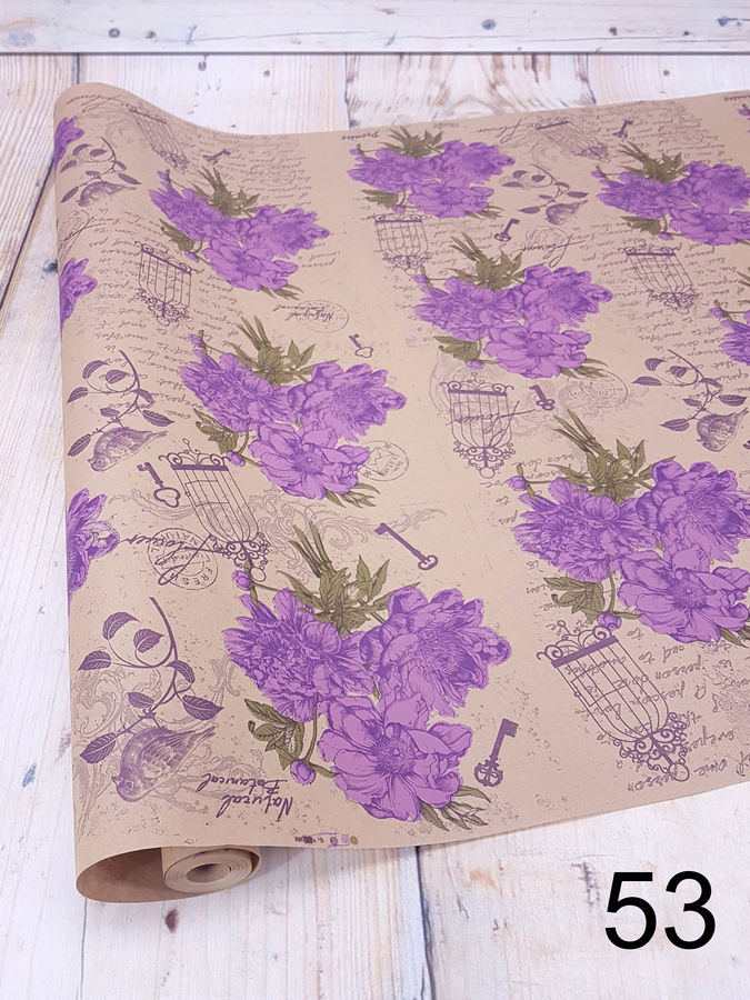 Бумага крафт ПРЕМИУМ   Интернет-магазин Feron Flower 