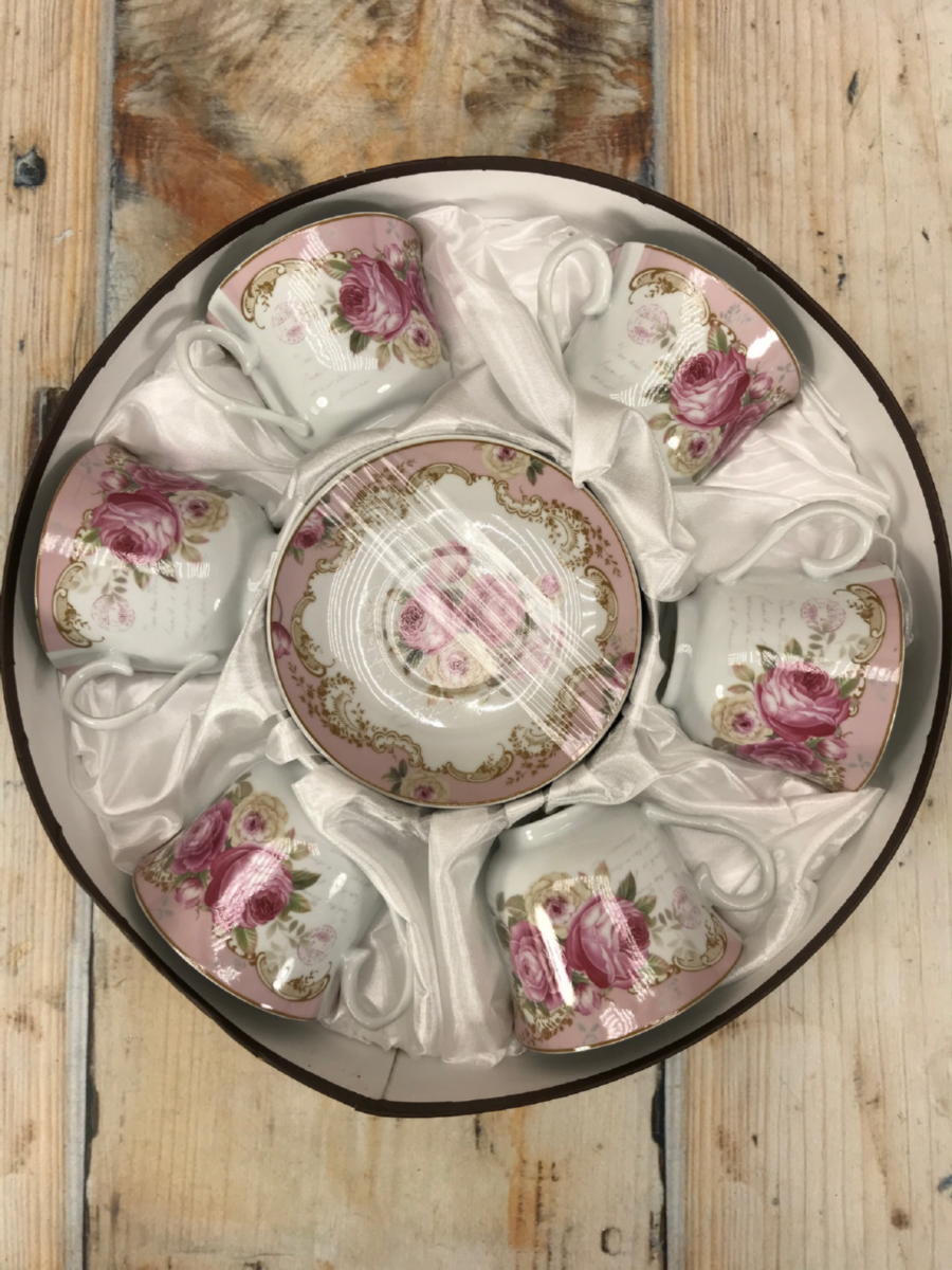 Чашка кер. JUNYE/6+6/F1814P/SS.3  Интернет-магазин Feron Flower 