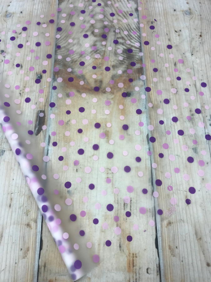 Пленка мат. Горох 3цв. 200гр.  Интернет-магазин Feron Flower 