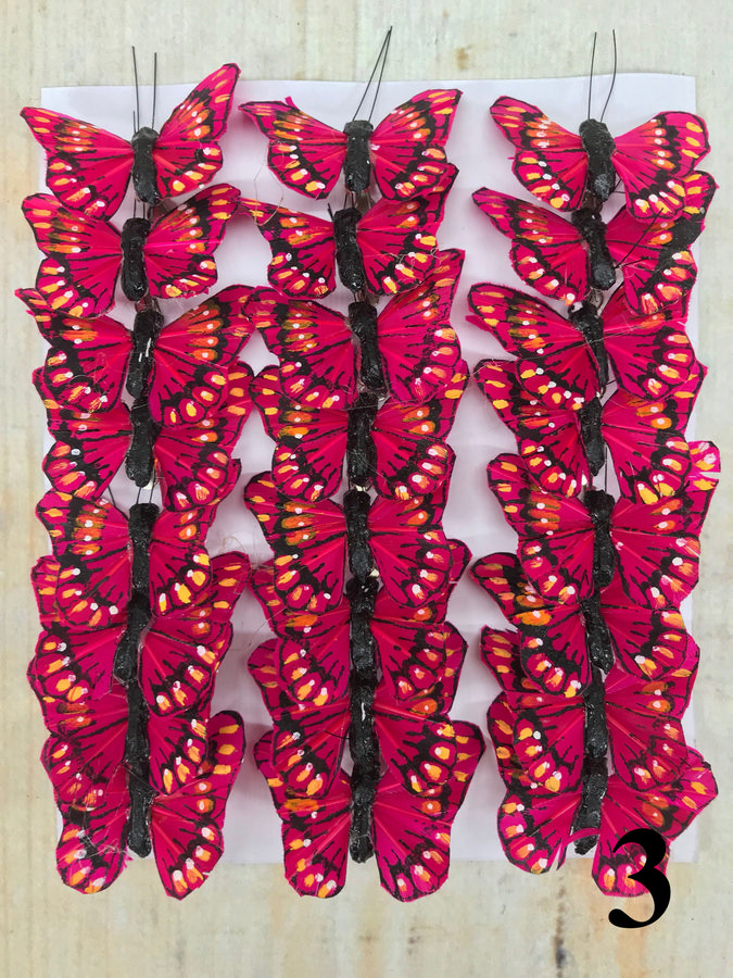 Бабочка FER 5cm 24 pc.  Интернет-магазин Feron Flower 