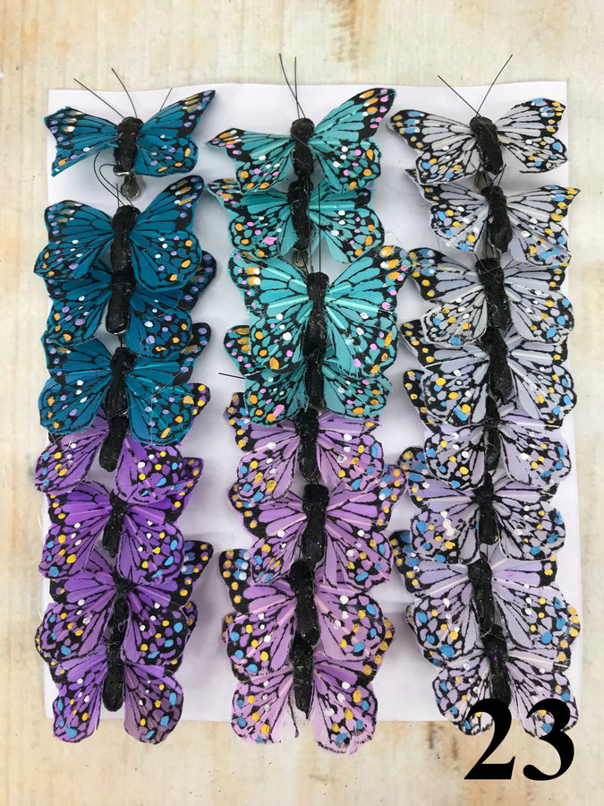 Бабочка FER 5cm 24 pc.  Интернет-магазин Feron Flower 