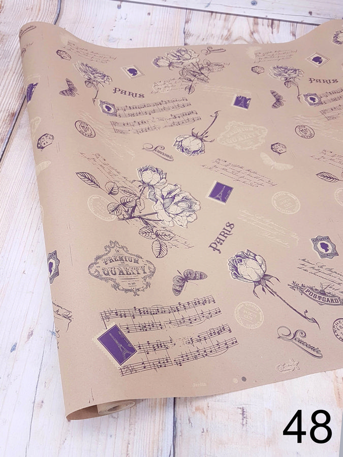 Бумага крафт ПРЕМИУМ   Интернет-магазин Feron Flower 