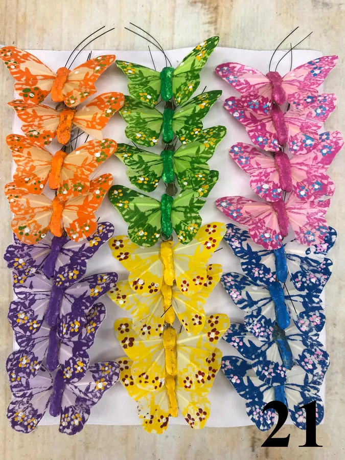 Бабочка FER 5cm 24 pc.  Интернет-магазин Feron Flower 