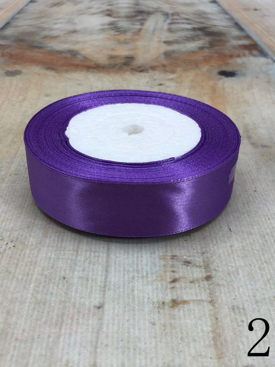 Лента атлас LUK25mm*25y  Интернет-магазин Feron Flower 
