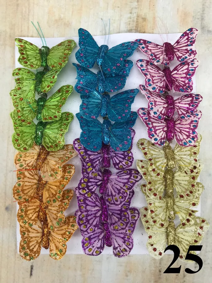 Бабочка FER 5cm 24 pc.  Интернет-магазин Feron Flower 