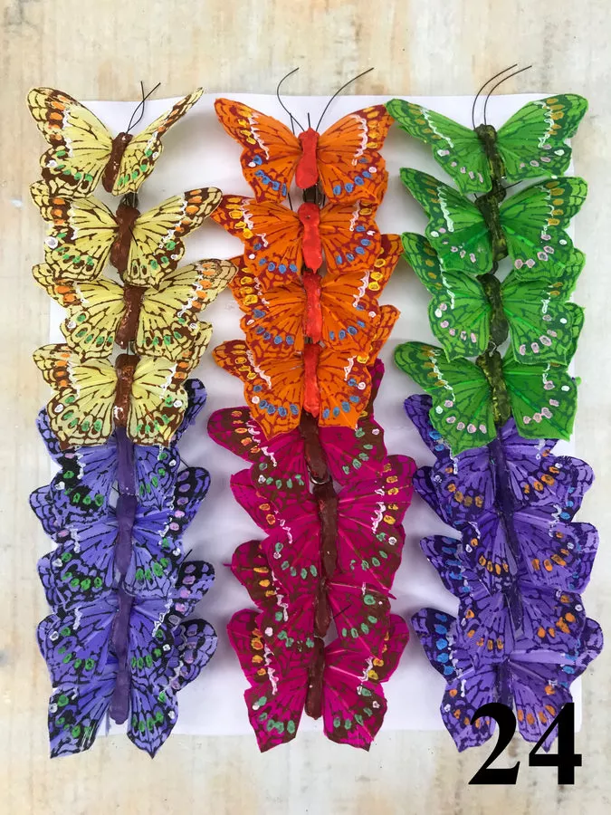 Бабочка FER 5cm 24 pc.  Интернет-магазин Feron Flower 