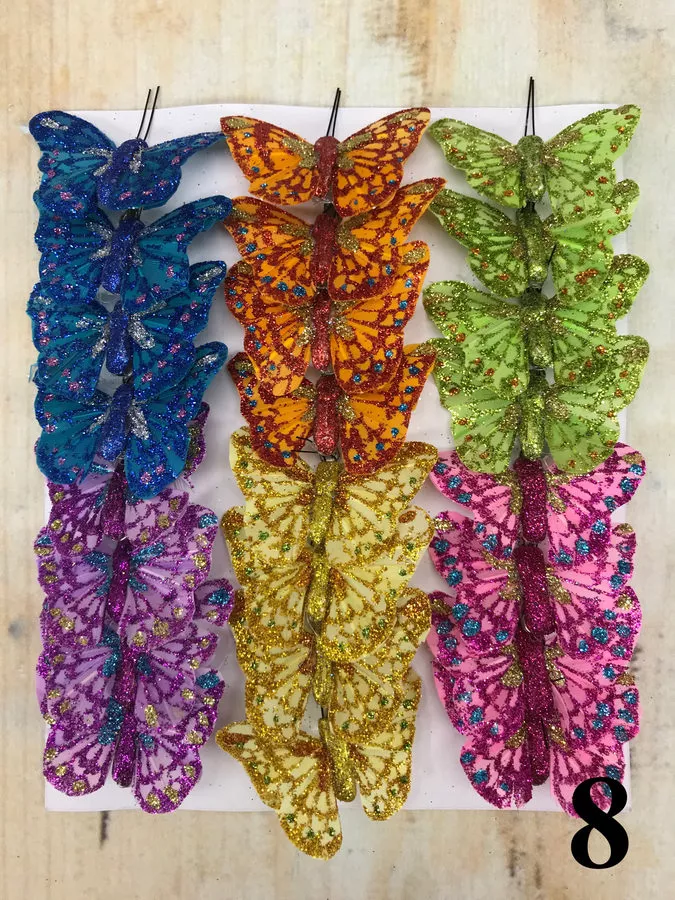 Бабочка FER 5cm 24 pc.  Интернет-магазин Feron Flower 