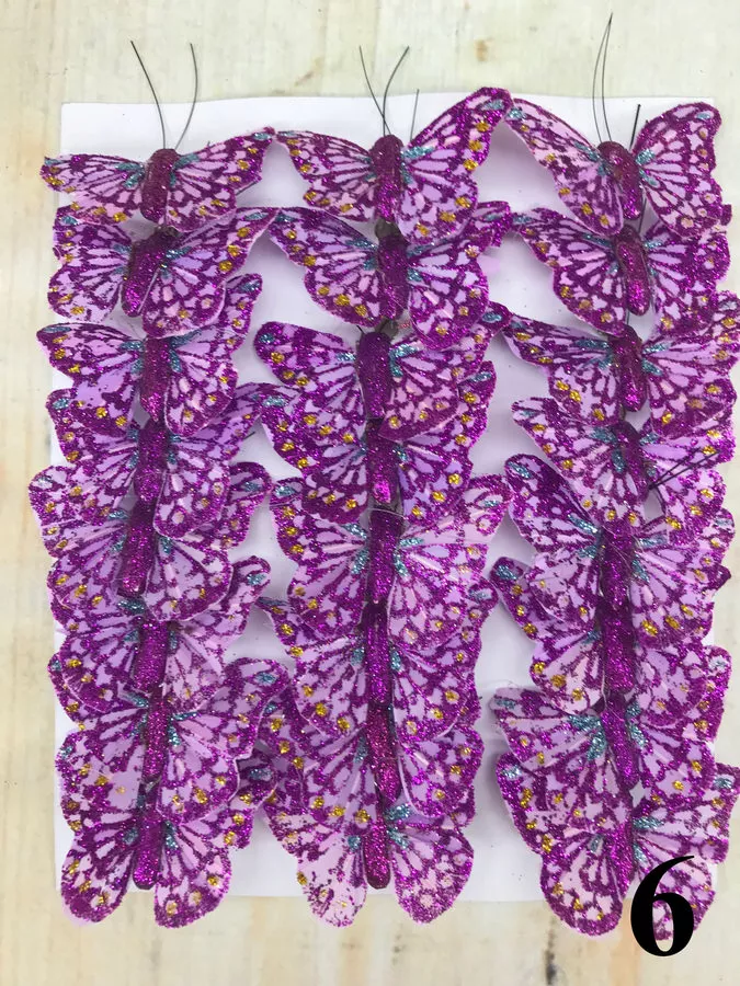 Бабочка FER 5cm 24 pc.  Интернет-магазин Feron Flower 