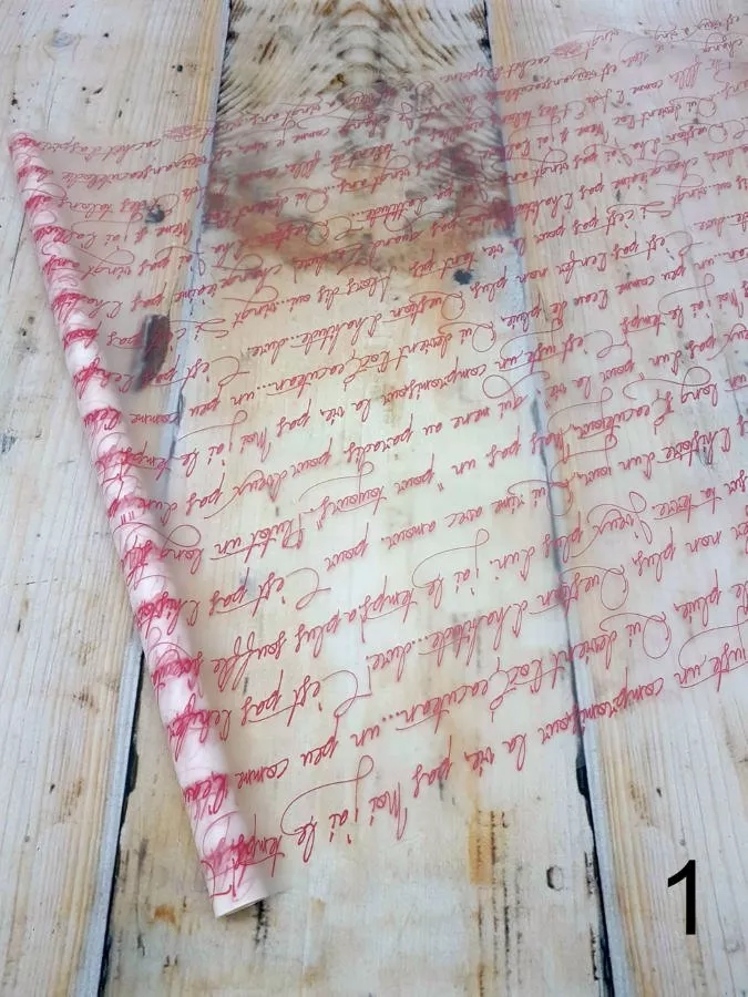 Пленка мат. Рукопись 200гр.  Интернет-магазин Feron Flower 