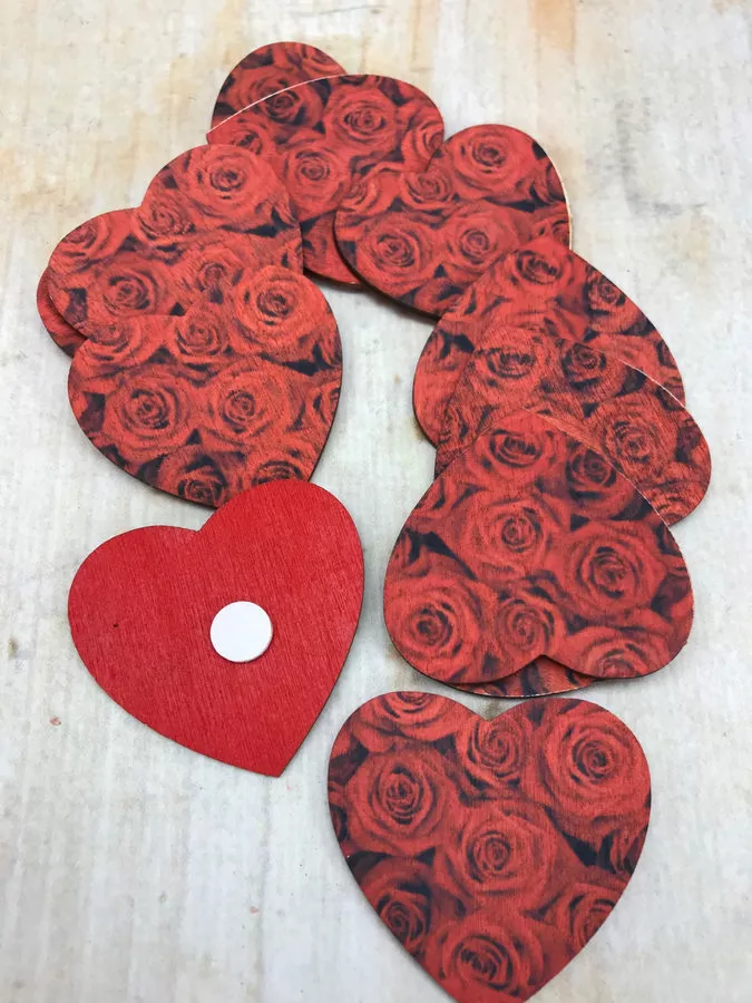 Сердце на лип. JU1302  Интернет-магазин Feron Flower 