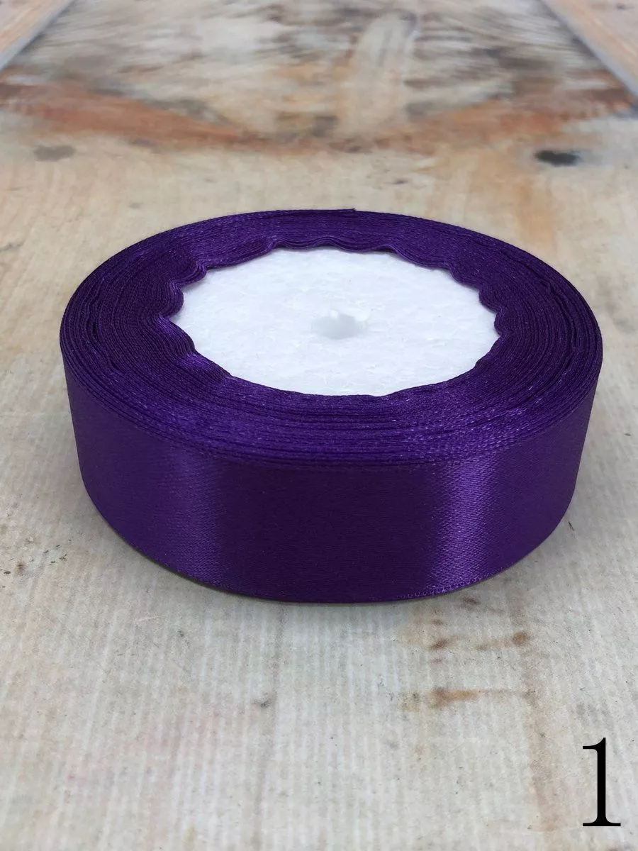 Лента атлас LUK25mm*25y  Интернет-магазин Feron Flower 