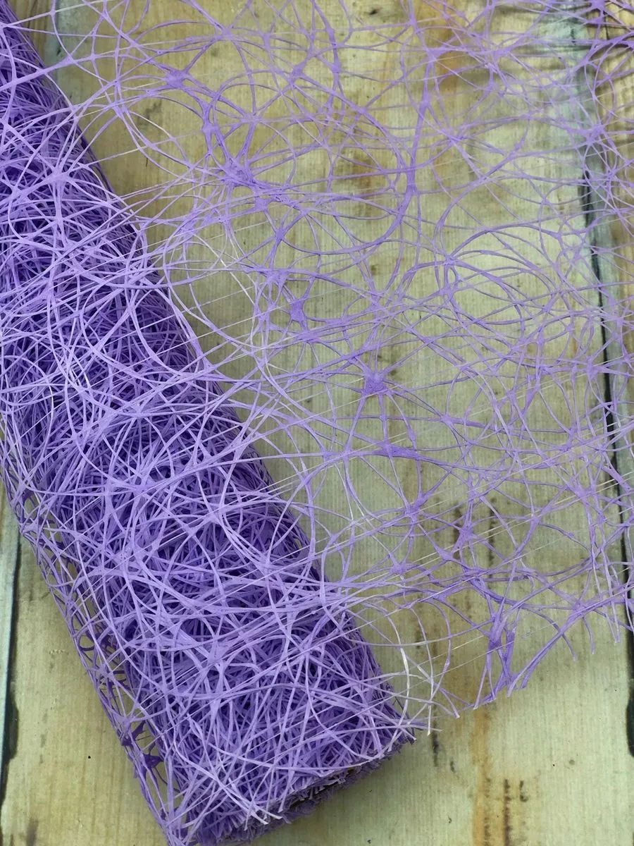 Сетка иск. сизаль 54cm/5y сирень  Интернет-магазин Feron Flower 