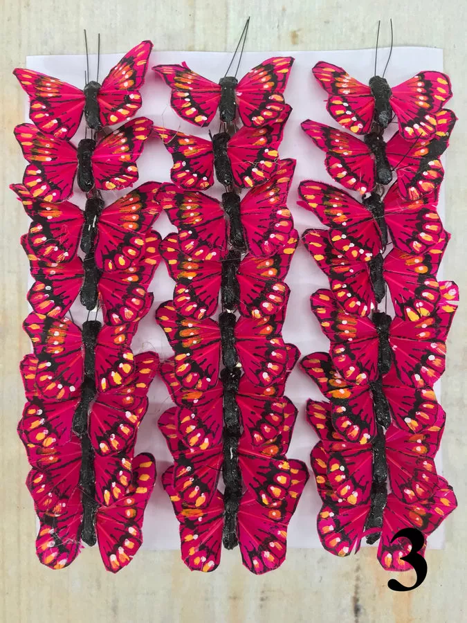 Бабочка FER 5cm 24 pc.  Интернет-магазин Feron Flower 