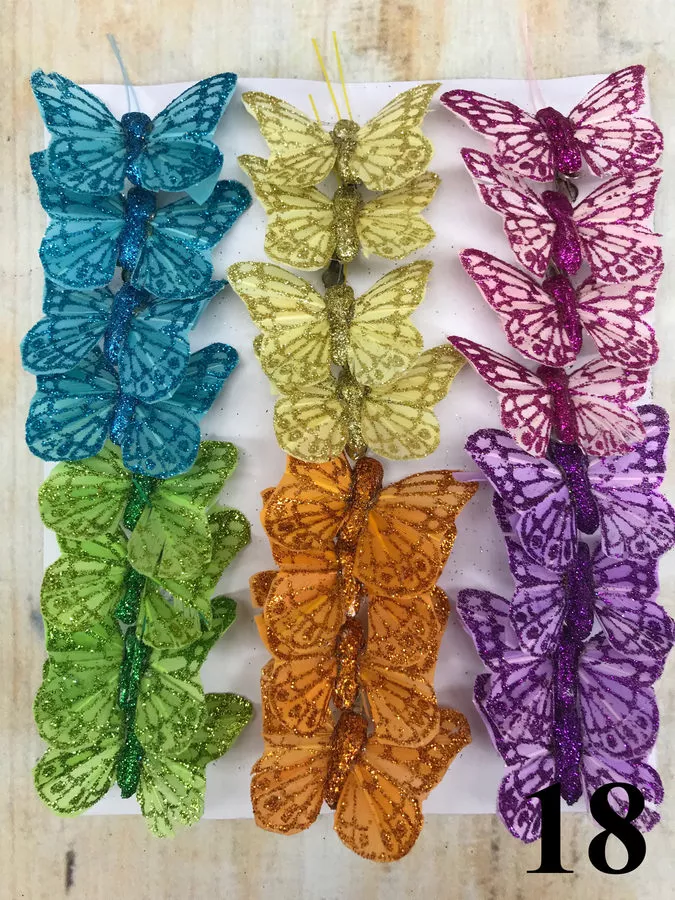 Бабочка FER 5cm 24 pc.  Интернет-магазин Feron Flower 
