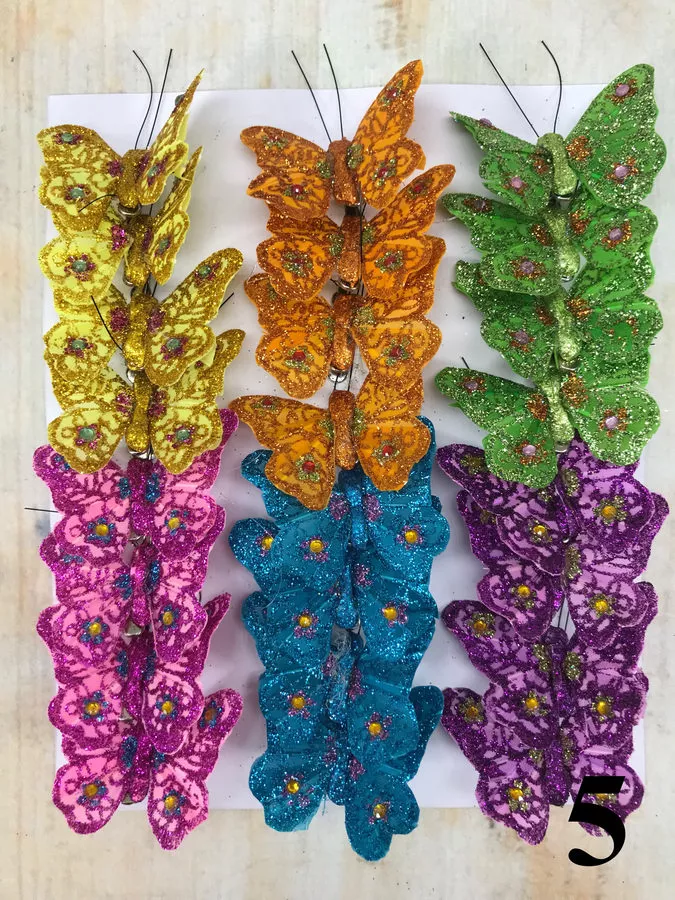 Бабочка FER 5cm 24 pc.  Интернет-магазин Feron Flower 