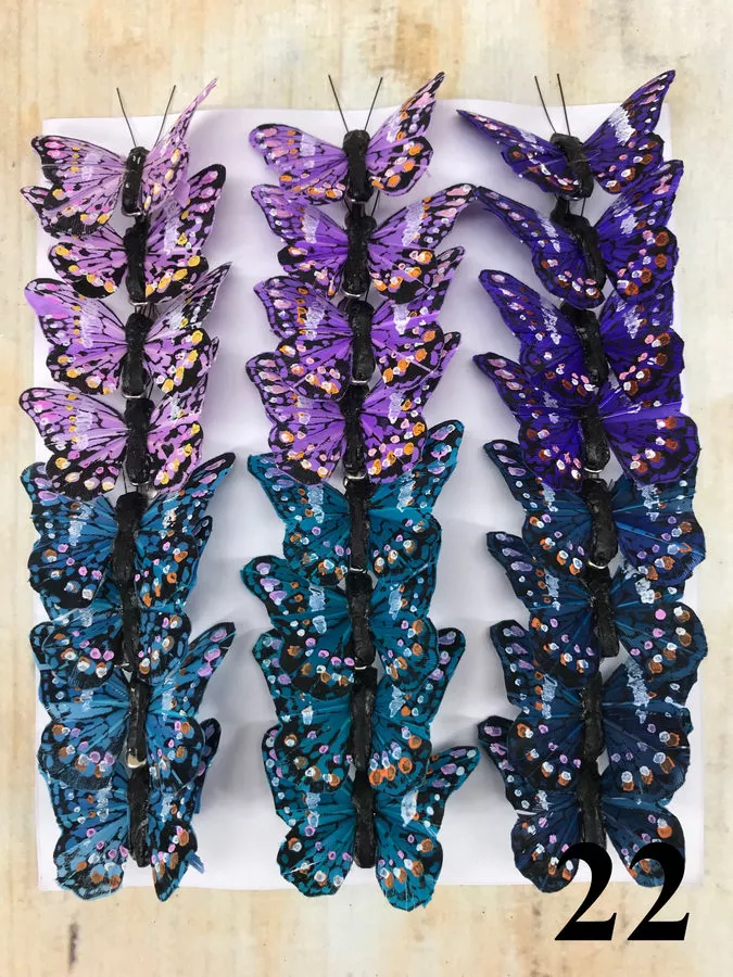 Бабочка FER 5cm 24 pc.  Интернет-магазин Feron Flower 