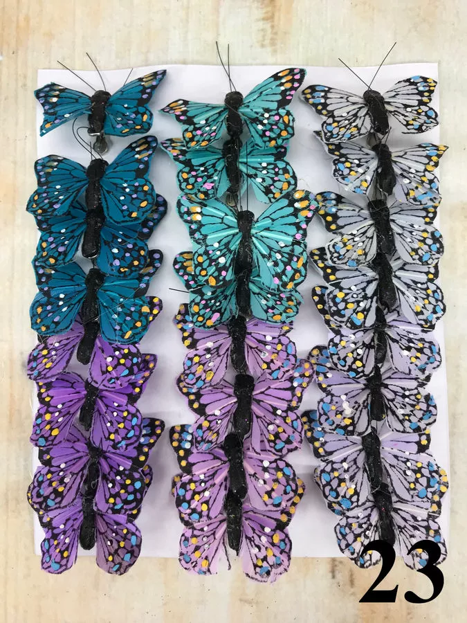 Бабочка FER 5cm 24 pc.  Интернет-магазин Feron Flower 