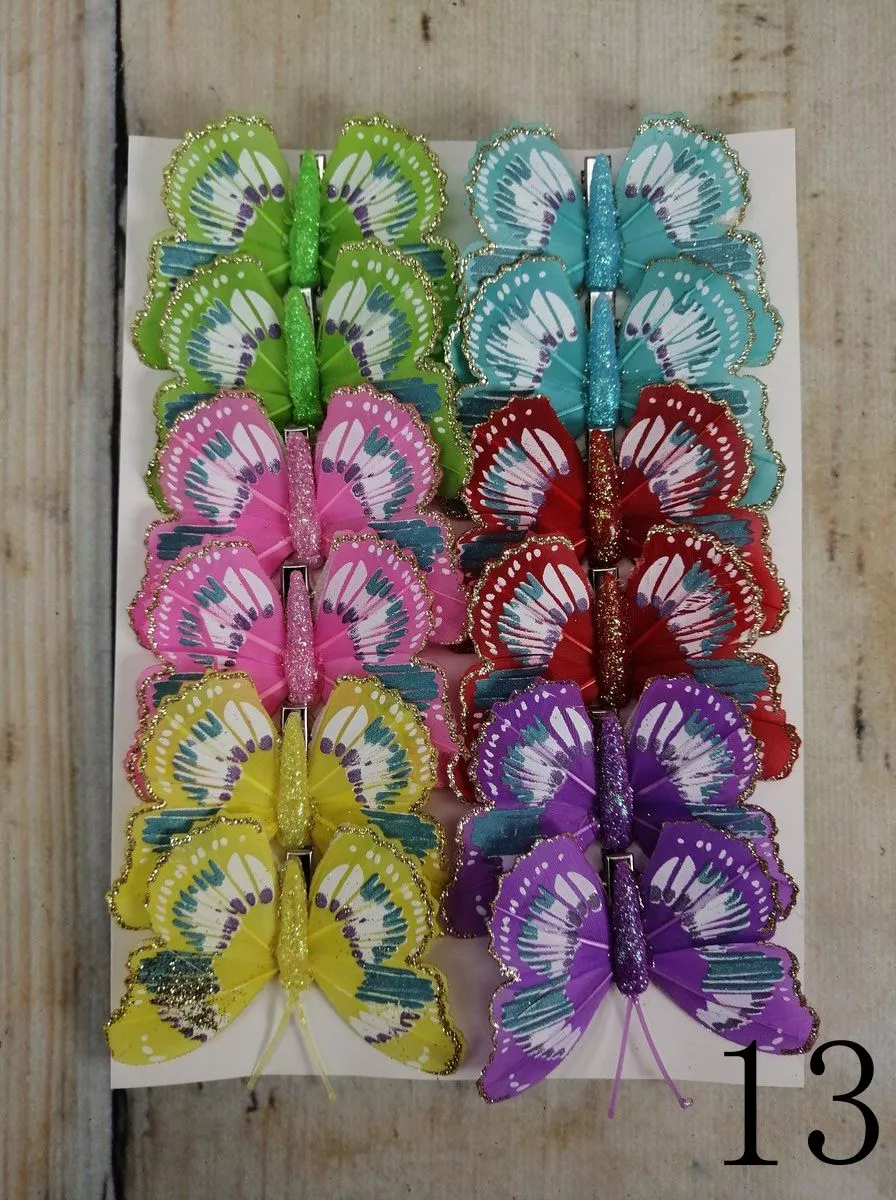 Бабочка 8cm S/12 POL  Интернет-магазин Feron Flower 