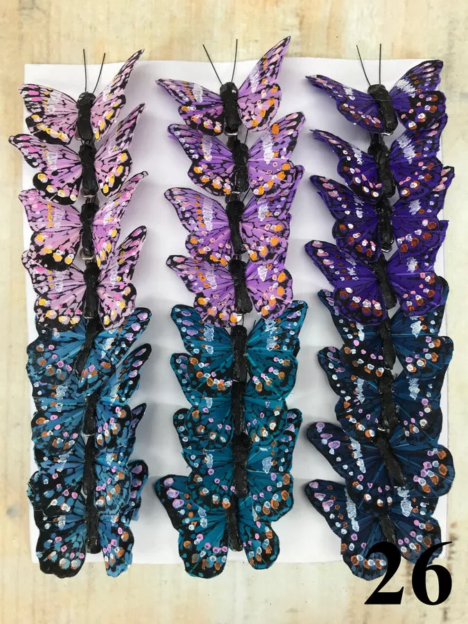 Бабочка FER 5cm 24 pc.  Интернет-магазин Feron Flower 