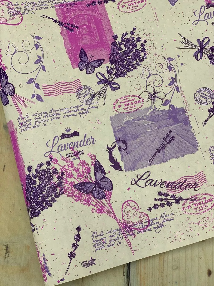 Бумага крафт Lavander белая  Интернет-магазин Feron Flower 