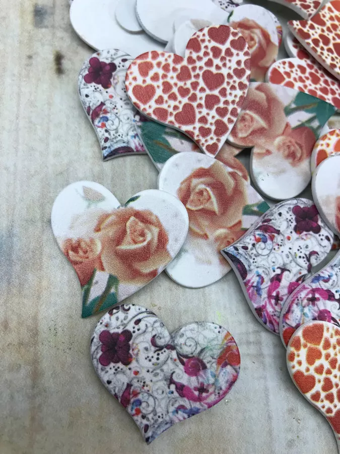 Сердце на липучке 0091  Интернет-магазин Feron Flower 