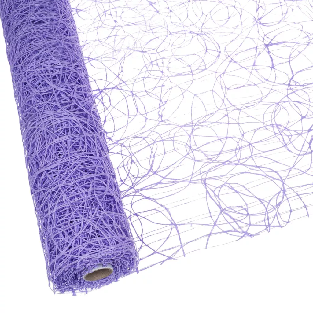 Сетка иск. сизаль 54cm/5y сирень  Интернет-магазин Feron Flower 