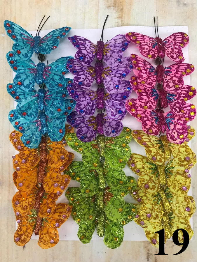 Бабочка FER 5cm 24 pc.  Интернет-магазин Feron Flower 