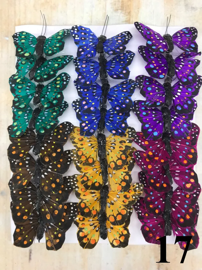 Бабочка FER 5cm 24 pc.  Интернет-магазин Feron Flower 