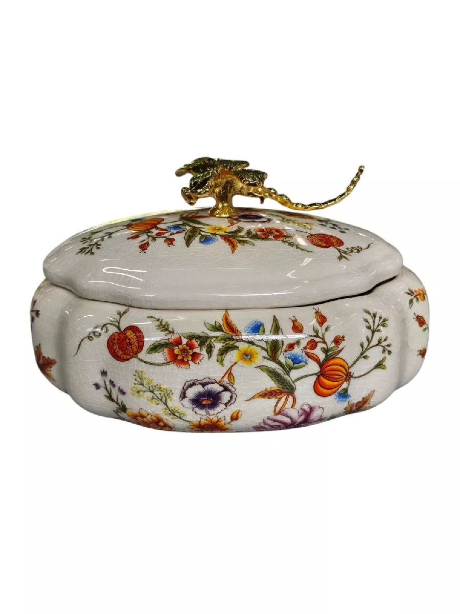 Шкатулка кер. 9533-1186  Интернет-магазин Feron Flower 